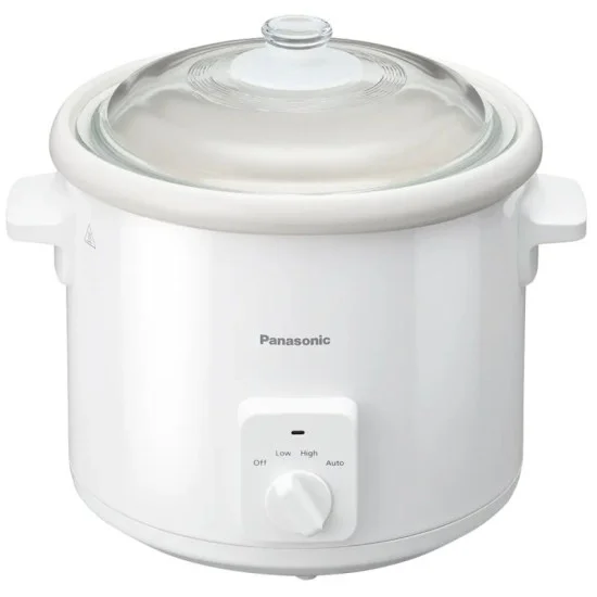 Panasonic Slow Cooker/5L/3 Heat Settings - White